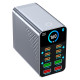 POWERTECH σταθμός φόρτισης PT-1687, 4x USB & 6x USB-C, GaN, 165W, γκρι POWERTECH σταθμός φόρτισης PT-1687, 4x USB & 6x USB-C, GaN, 165W, γκρι