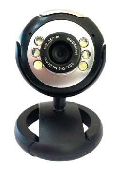 POWERTECH Web Camera PT-509 1.3MP, Plug & Play, μαύρη