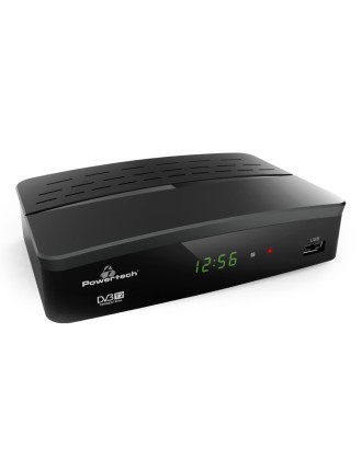 POWERTECH ψηφιακός δέκτης PT-779, MPEG4, DVB-T2, H.265, RJ45