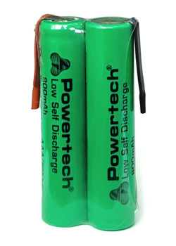 POWERTECH επαναφορτιζόμενη μπαταρία PT-789 800mAh, AAΑ HR03, 2τμχ