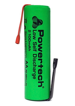 POWERTECH επαναφορτιζόμενη μπαταρία PT-792 2100mAh, AΑ HR6, 1τμχ