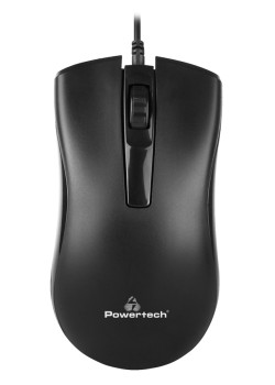 POWERTECH ενσύρματο ποντίκι PT-808, οπτικό, 1000DPI, μαύρο