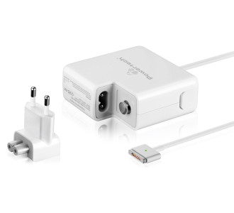 POWERTECH τροφοδοτικό laptop PT-836 για Apple Macbooks, 45W, λευκό