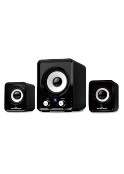 POWERTECH ηχεία Essential sound PT-843, 2.1, 5W + 2x 3W, 3.5mm, μαύρα