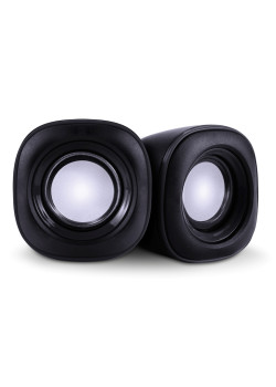 POWERTECH ηχεία Essential sound PT-844, 2x 3W, 3.5mm, μαύρα