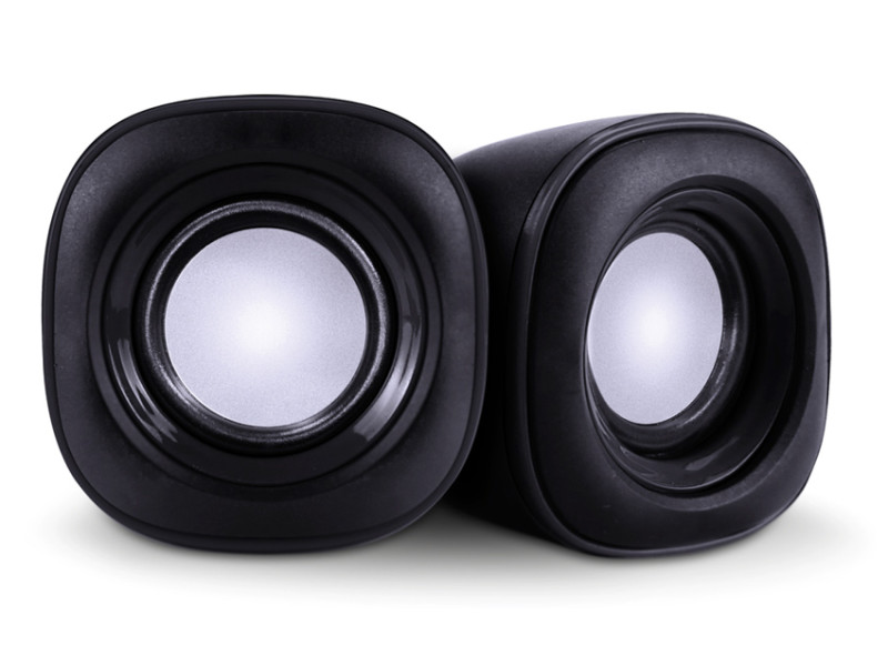 POWERTECH ηχεία Essential sound PT-844, 2x 3W, 3.5mm, μαύρα