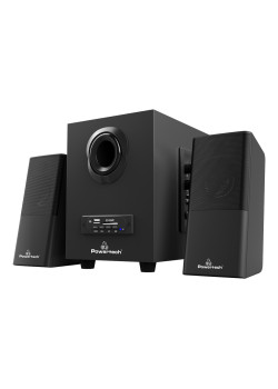 POWERTECH ηχεία Premium sound PT-846, 16W, USB/SD/FM/BT, remote, μαύρα