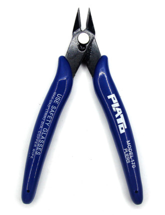 POWERTECH πλάγιος κόφτης PT-857, 5.15", μπλε