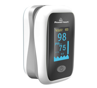 POWERTECH παλμικό οξύμετρο δακτύλου PT-922, OLED οθόνη, λευκό POWERTECH παλμικό οξύμετρο δακτύλου PT-922, OLED οθόνη, λευκό