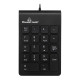 POWERTECH ενσύρματο αριθμητικό πληκτρολόγιο PT-938, USB, μαύρο