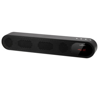 POWERTECH soundbar PT-986, 10W RMS, TWS, FM, 1200mAh, μαύρο