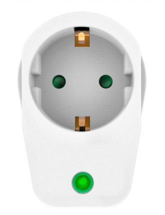 POWERTECH αντάπτορας ρεύματος PT-996, 1 θέση schuko, 16A, 3680W, λευκός