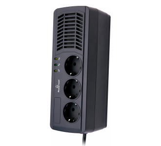 POWERTECH σταθεροποιητής ρεύματος PT-AVR1000I, 1000VA/500W, 3x schuko POWERTECH σταθεροποιητής ρεύματος PT-AVR1000I, 1000VA/500W, 3x schuko