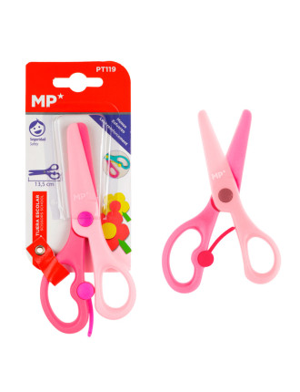 MP παιδικό ψαλίδι χαρτιού PT119, πλαστικό, 13.5cm, ροζ MP παιδικό ψαλίδι χαρτιού PT119, πλαστικό, 13.5cm, ροζ