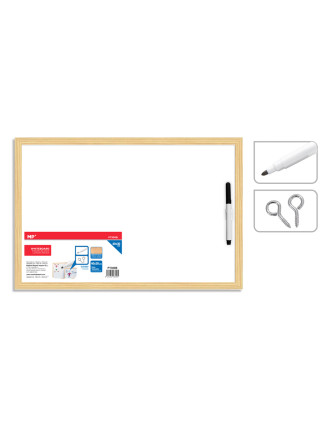 MP Πίνακας λευκός με μαρκαδόρο PT300B, 30 x 40cm