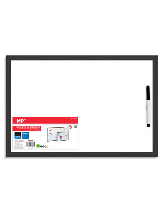 MP πίνακας μαρκαδόρου PT301I με μαρκαδόρο, μαγνητικός, 60x40cm