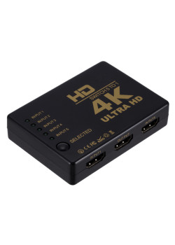POWERTECH HDMI Amplifier Switch 5 in 1 PTH-052, 4K, 3D, Remote Control