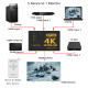 POWERTECH HDMI amplifier switch PTH-052 με τηλεχειριστήριο, 5 σε 1, 4K POWERTECH HDMI amplifier switch PTH-052 με τηλεχειριστήριο, 5 σε 1, 4K