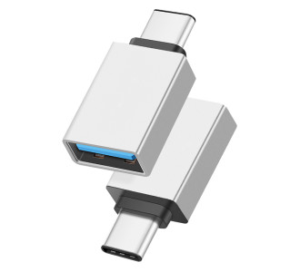 POWERTECH αντάπτορας USB-C σε USB 3.0 PTH-062, 5Gbps, ασημί