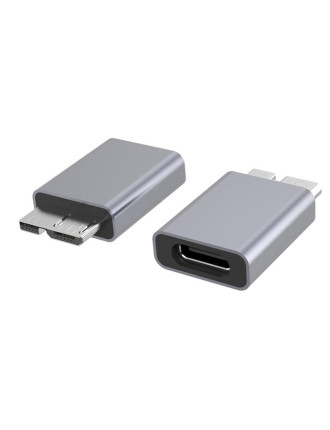 POWERTECH αντάπτορας USB 3.0 Micro B σε USB-C PTH-067, 5Gbps, γκρι POWERTECH αντάπτορας USB 3.0 Micro B σε USB-C PTH-067, 5Gbps, γκρι