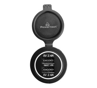 POWERTECH πρίζα USB για σκάφη & οχήματα PTL-003, 2x USB, 24W, IP65 POWERTECH πρίζα USB για σκάφη & οχήματα PTL-003, 2x USB, 24W, IP65