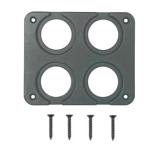 POWERTECH πάνελ πρίζας για σκάφη & οχήματα PTL-016, 4 θέσεις, 102x85mm POWERTECH πάνελ πρίζας για σκάφη & οχήματα PTL-016, 4 θέσεις, 102x85mm