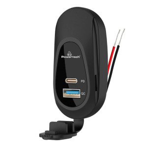 POWERTECH πρίζα USB για σκάφη & οχήματα PTL-026, USB & USB-C POWERTECH πρίζα USB για σκάφη & οχήματα PTL-026, USB & USB-C
