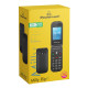 POWERTECH κινητό τηλέφωνο Milly Flip V2, 2.4", dual SIM, πλήκτρο SOS, μαύρο