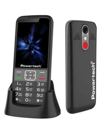 POWERTECH κινητό τηλέφωνο Sentry 3.36, 3.36", dual SIM, πλήκτρο SOS, μαύρο POWERTECH κινητό τηλέφωνο Sentry 3.36, 3.36", dual SIM, πλήκτρο SOS, μαύρο