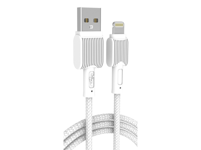 POWERTECH καλώδιο USB σε Lightning eco PTR-0110, 12W 2.4A, 1m, λευκό