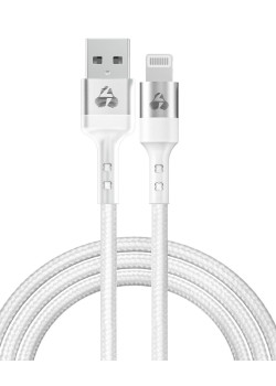 POWERTECH καλώδιο USB σε Lightning PTR-0126, 12W 2.4A, copper, 1m, λευκό