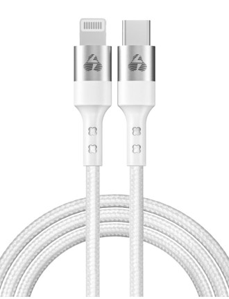 POWERTECH καλώδιο USB-C σε Lightning PTR-0127, PD 20W, copper, 1m, λευκό POWERTECH καλώδιο USB-C σε Lightning PTR-0127, PD 20W, copper, 1m, λευκό
