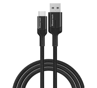 POWERTECH καλώδιο USB σε USB-C PTR-0134 PD 60W, 5Gbps, copper, 1m, μαύρο