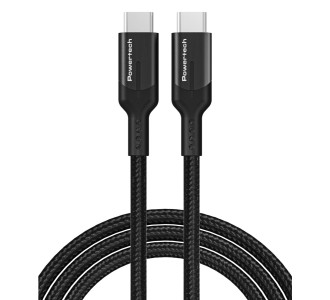 POWERTECH καλώδιο USB-C PTR-0135, PD 60W, 10Gbps, copper, 1m, μαύρο POWERTECH καλώδιο USB-C PTR-0135, PD 60W, 10Gbps, copper, 1m, μαύρο