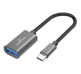 POWERTECH αντάπτορας USB-C σε USB 3.0 PTR-0146, 10 Gbps, γκρι POWERTECH αντάπτορας USB-C σε USB 3.0 PTR-0146, 10 Gbps, γκρι