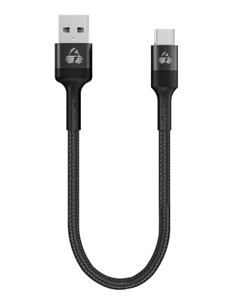 POWERTECH καλώδιο USB-C σε USB PTR-0166, 60W, 480Mbps, 25cm, μαύρο