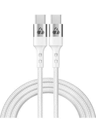 POWERTECH καλώδιο USB-C σε USB-C PTR-0167, PD 60W, copper, 1m, λευκό POWERTECH καλώδιο USB-C σε USB-C PTR-0167, PD 60W, copper, 1m, λευκό