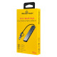 POWERTECH USB hub PTR-0205 με card reader, 8 θυρών, USB & USB-C σύνδεση, γκρι POWERTECH USB hub PTR-0205 με card reader, 8 θυρών, USB & USB-C σύνδεση, γκρι