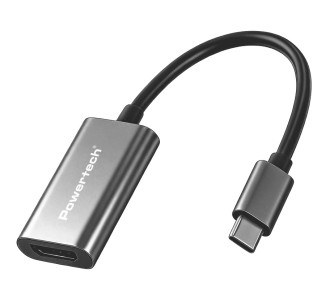 POWERTECH αντάπτορας USB-C σε HDMI PTR-0208, 4K/30Hz, 10 Gbps, γκρι POWERTECH αντάπτορας USB-C σε HDMI PTR-0208, 4K/30Hz, 10 Gbps, γκρι