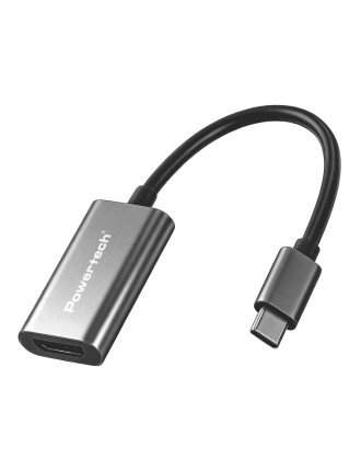 POWERTECH αντάπτορας USB-C σε HDMI PTR-0208, 4K/30Hz, 10 Gbps, γκρι POWERTECH αντάπτορας USB-C σε HDMI PTR-0208, 4K/30Hz, 10 Gbps, γκρι