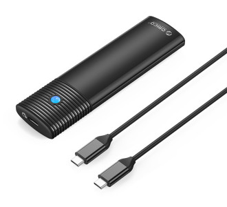 ORICO θήκη για Μ.2 NVMe SSD PWM2-G2-BK-EP, 10Gbps, έως 4TB, μαύρη