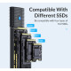 ORICO θήκη για M.2 SATA SSD PWM2, 5Gbps, tool free, λευκή ORICO θήκη για M.2 SATA SSD PWM2, 5Gbps, tool free, λευκή