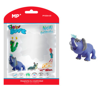 MP πλαστελίνη PY034-01, χωρίς γλουτένη, 60γρ, λευκή MP πλαστελίνη PY034-01, χωρίς γλουτένη, 60γρ, λευκή