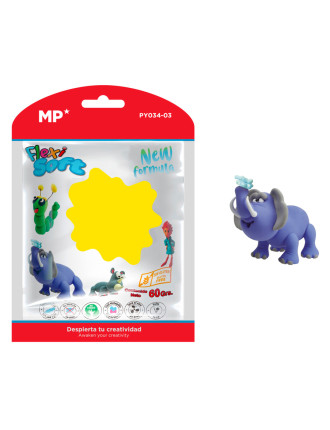 MP πλαστελίνη PY034-03, χωρίς γλουτένη, 60γρ, κίτρινη MP πλαστελίνη PY034-03, χωρίς γλουτένη, 60γρ, κίτρινη