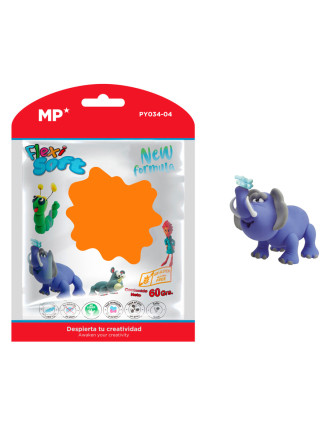 MP πλαστελίνη PY034-04, χωρίς γλουτένη, 60γρ, πορτοκαλί MP πλαστελίνη PY034-04, χωρίς γλουτένη, 60γρ, πορτοκαλί