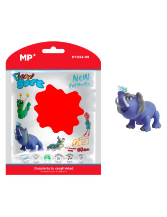 MP πλαστελίνη PY034-09, χωρίς γλουτένη, 60γρ, κόκκινη MP πλαστελίνη PY034-09, χωρίς γλουτένη, 60γρ, κόκκινη