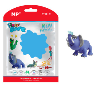 MP πλαστελίνη PY034-14, χωρίς γλουτένη, 60γρ, μπλε MP πλαστελίνη PY034-14, χωρίς γλουτένη, 60γρ, μπλε