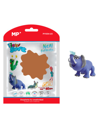 MP πλαστελίνη PY034-23, χωρίς γλουτένη, 60γρ, καφέ MP πλαστελίνη PY034-23, χωρίς γλουτένη, 60γρ, καφέ