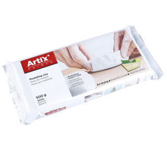 ARTIX PAINTS φυσικός πηλός PY036-1, χωρίς γλουτένη, 500γρ, λευκός