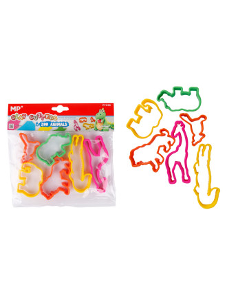 MP σετ καλούπια πλαστελίνης PY056, zoo animals, 3+ ετών, 6τμχ